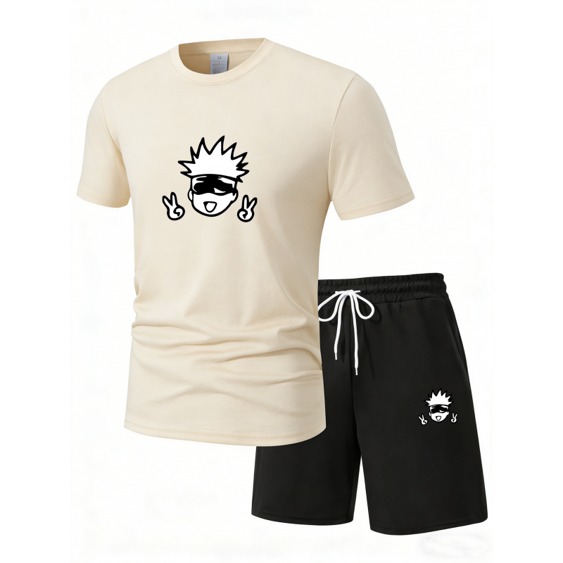 Street Fashion Anime - Men'S Jujutsu Kaisen Anime Camiseta Manga