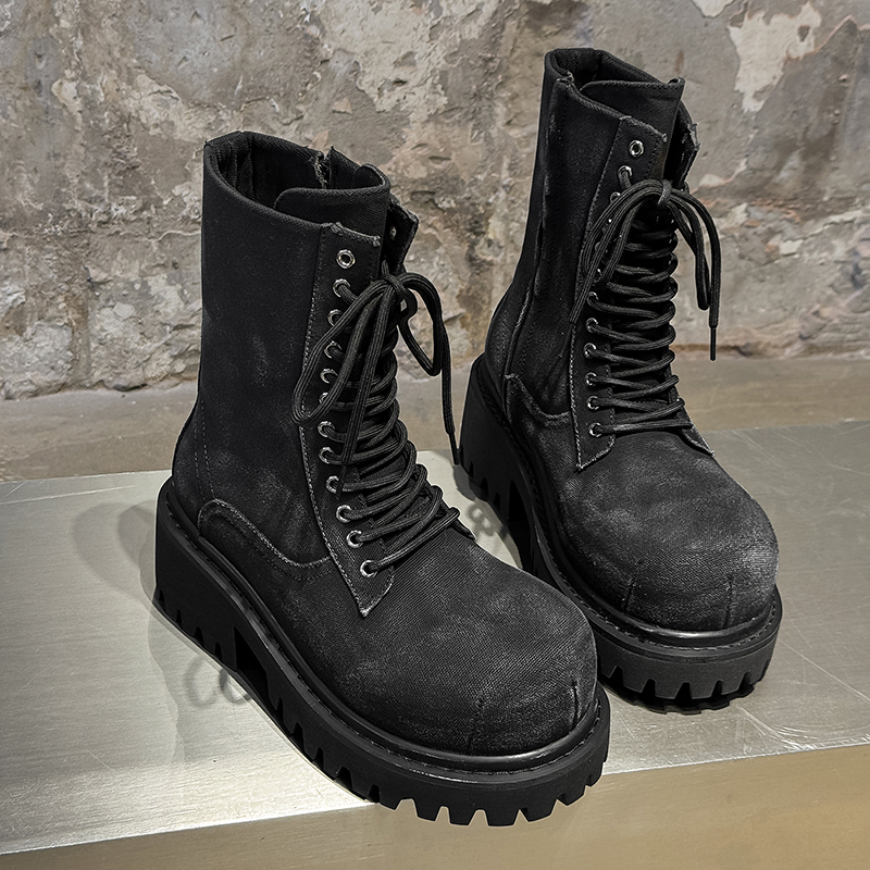 Street Fashion Winter - High Quality Retro Denim High Top