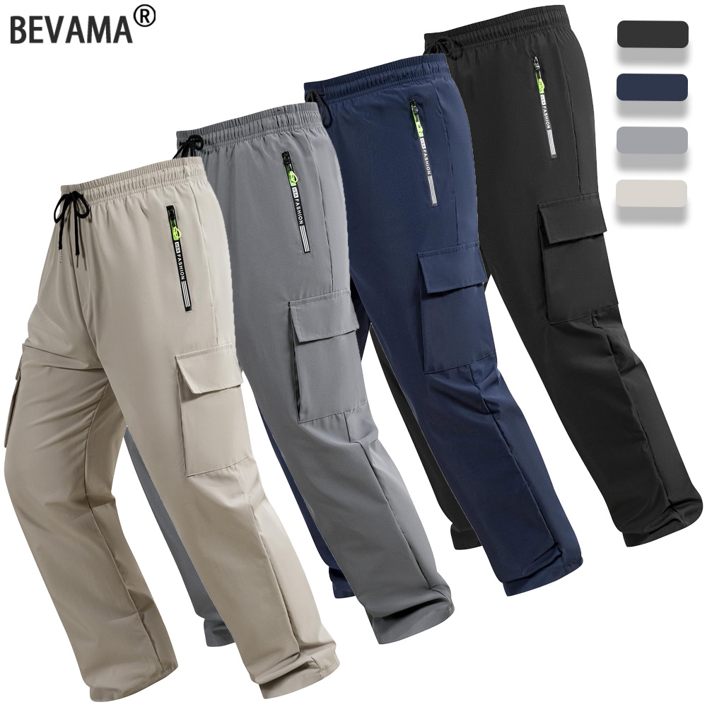 Street Fashion Art - Spring Autumn Men's Cargo Pants Solid