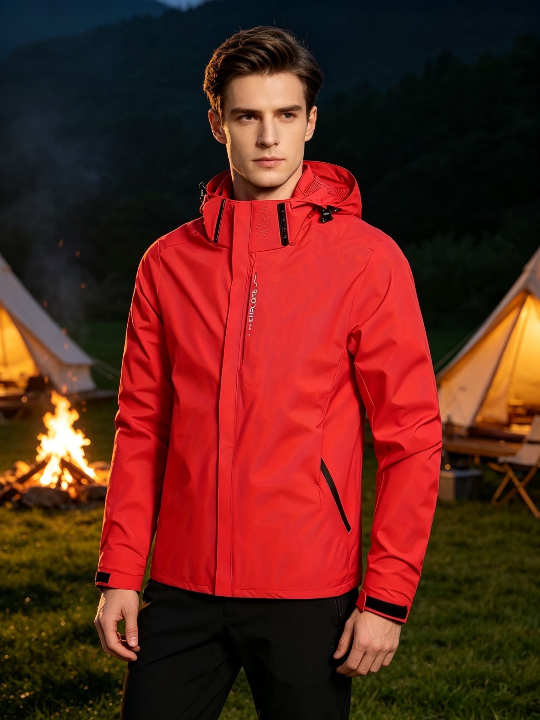 Windbreak Shell Jacket - Men's Lightweight Clothing Windbreaker Outdoor Sports