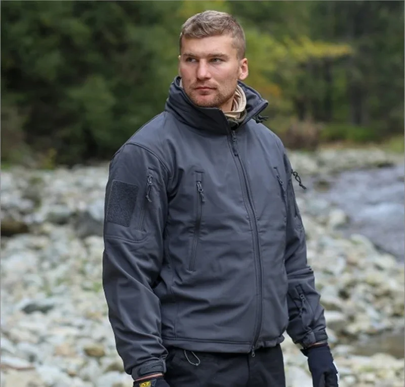 Windbreak Shell Jacket - Tactical Jackets Men's Soft Shell Jacket