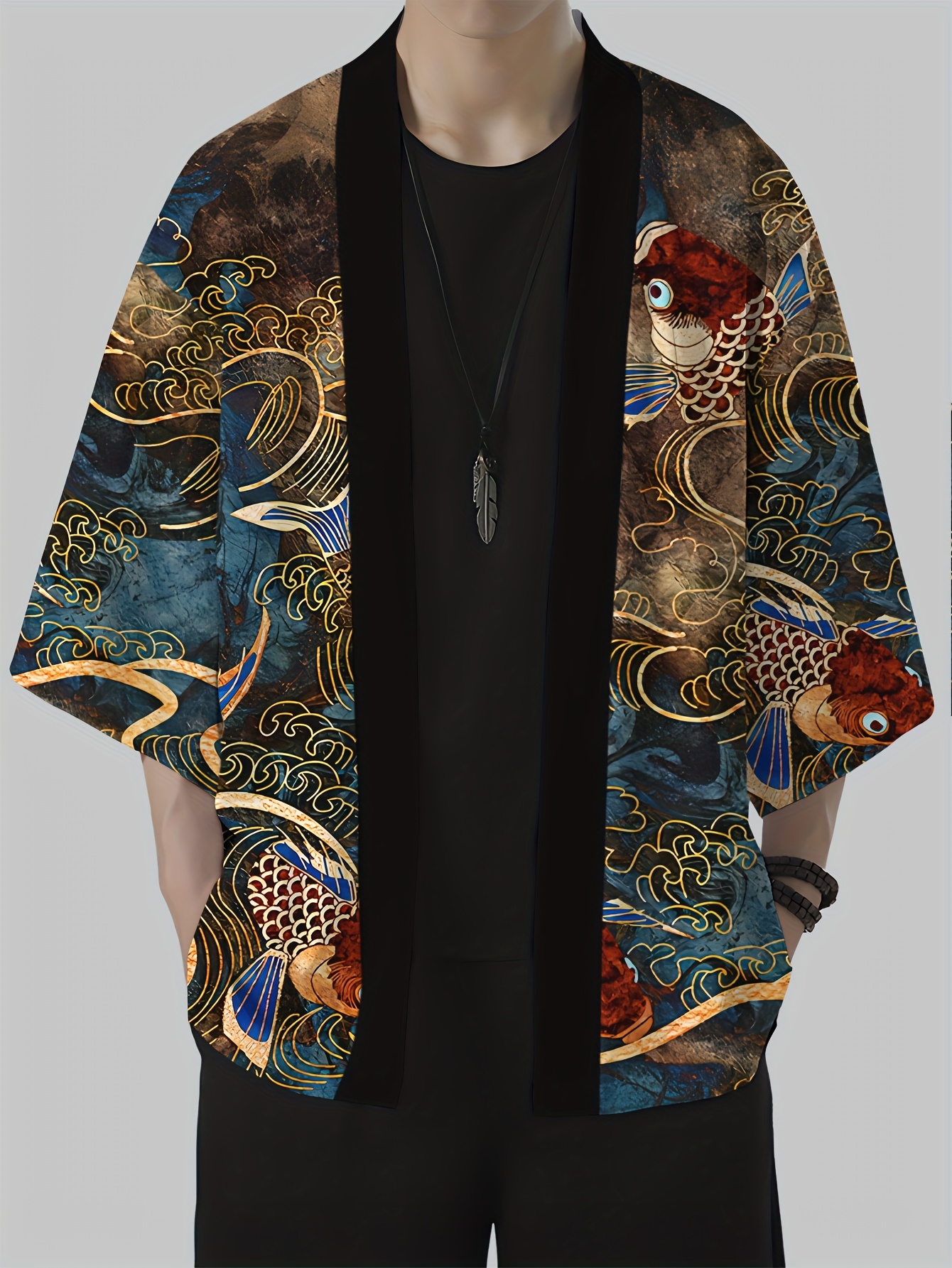 Street Fashion Kimono - 2026 Summer Men's Kimono 3D Printed