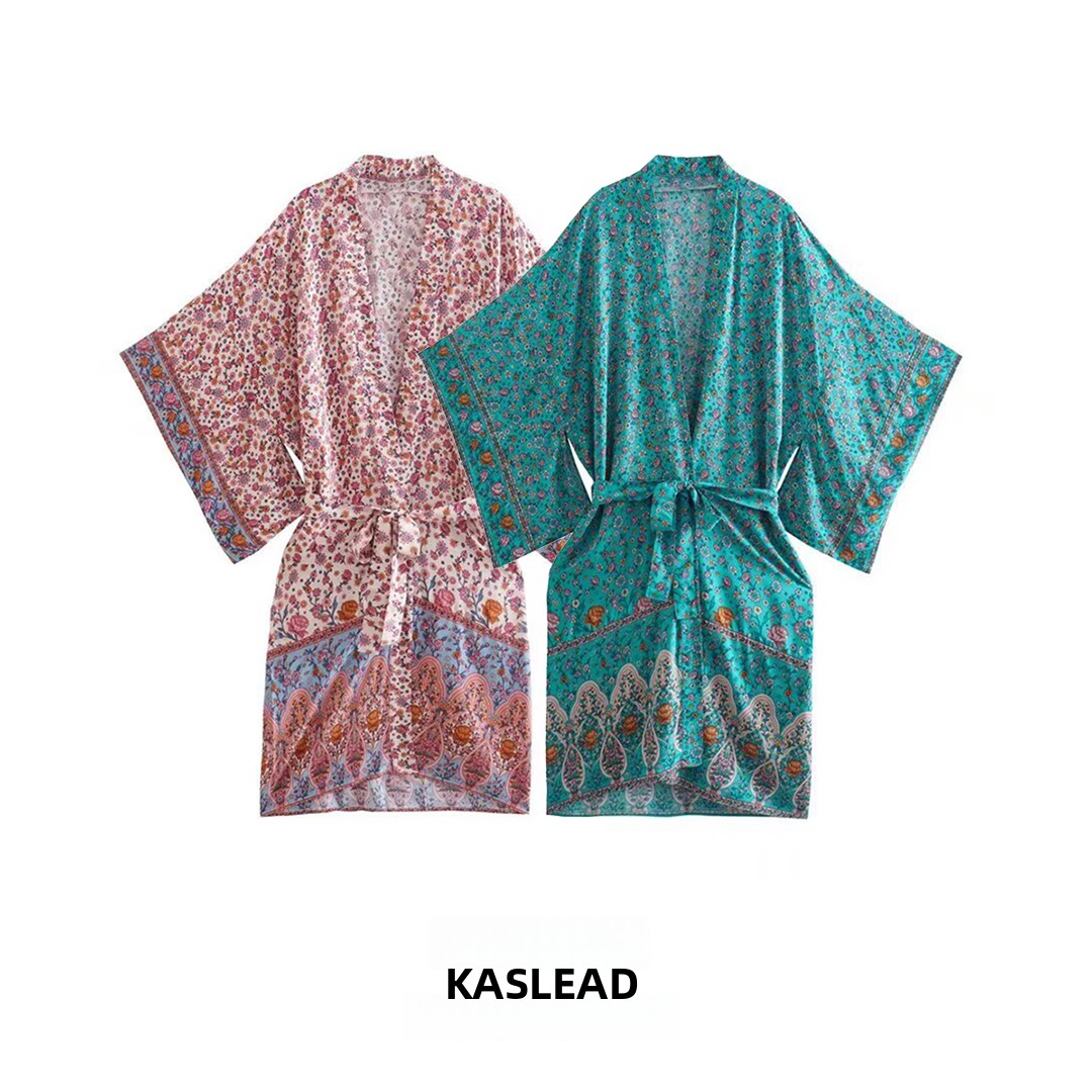 Street Fashion Kimono - KASLEAD New Women's Fashion Simple Slimming