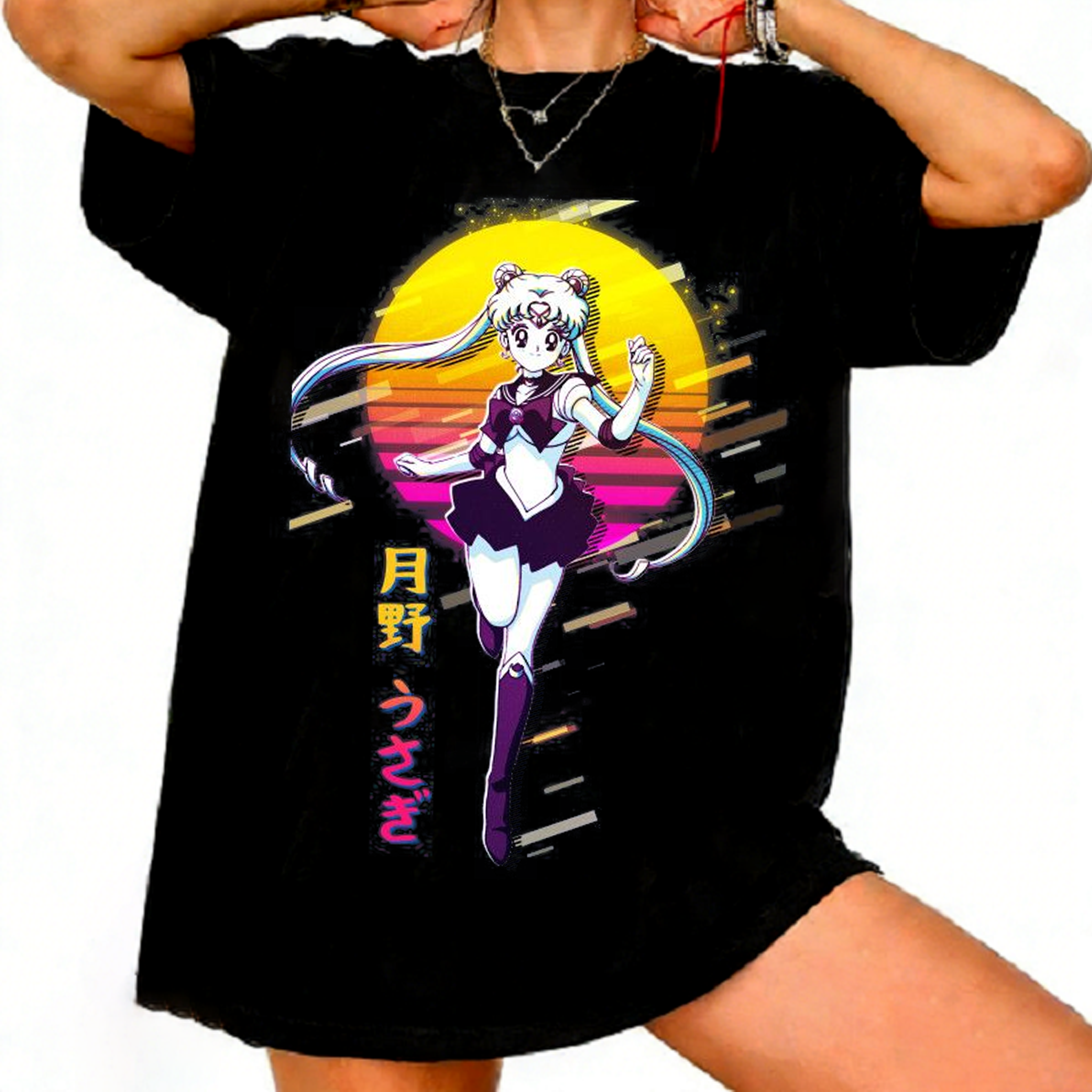 Street Fashion In Japan - Sailor Moon 90s Retro Anime Graphic