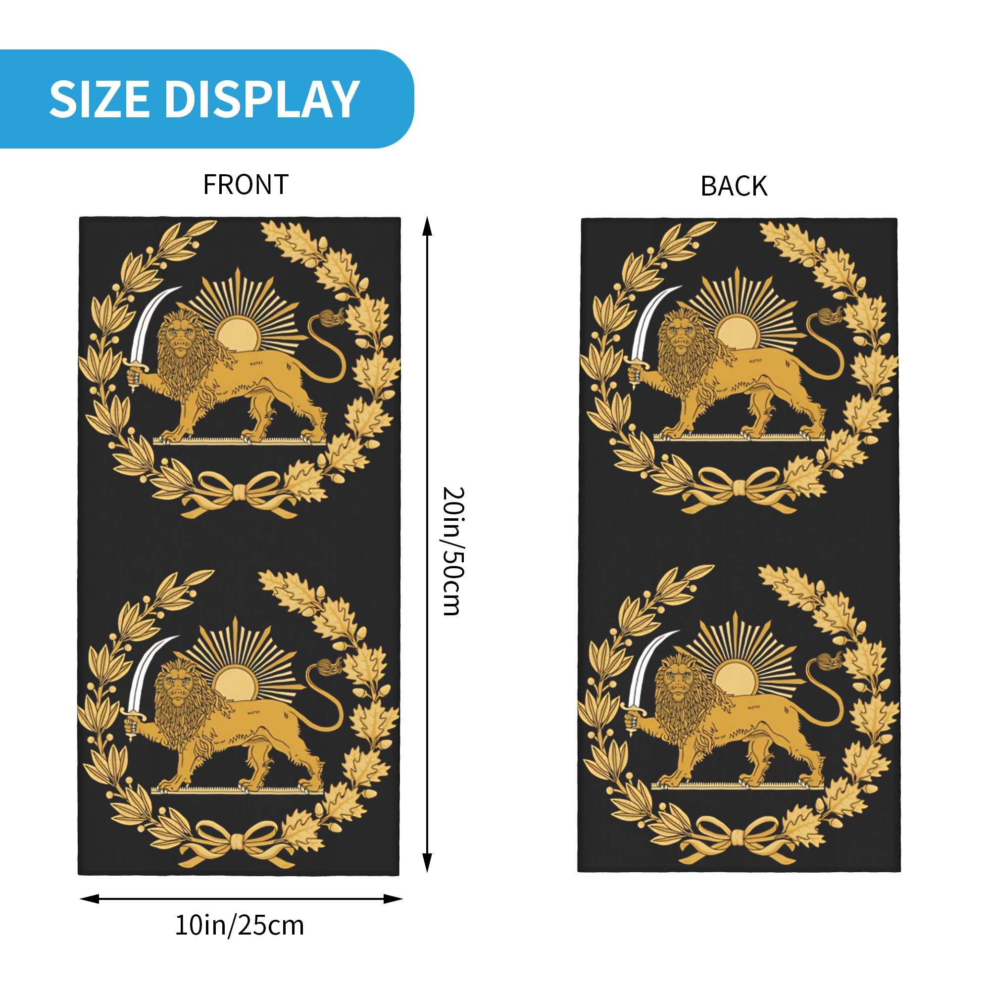 Lion and Sun Emblem of Persia  - Balaclava Face Mask recensie en prijs