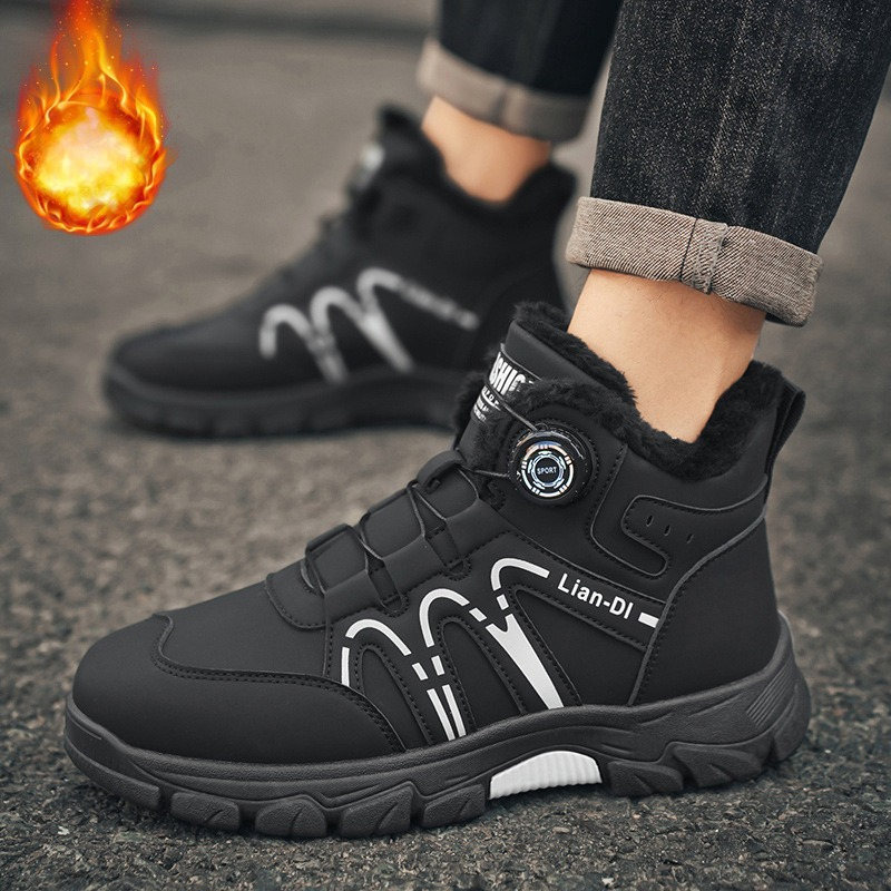 Fashion Plush Men's High Top B - Street Fashion Winter recensie en prijs