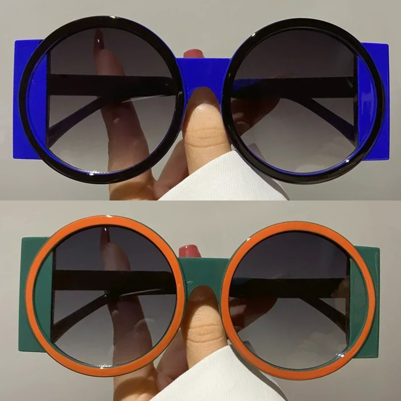 Round Sunglasses Fashion Beach - Street Fashion Photo recensie en prijs