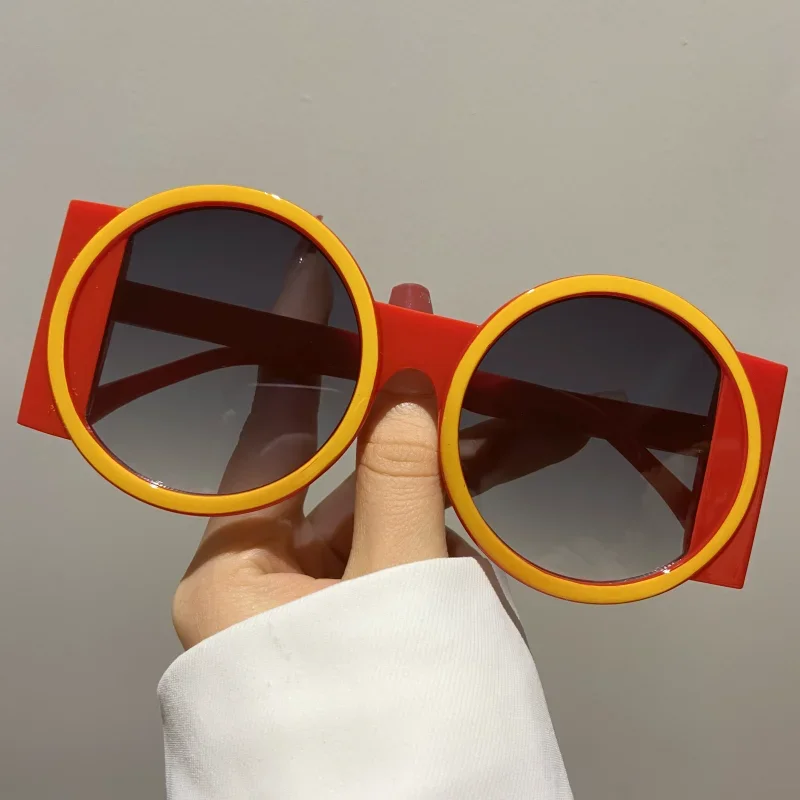 Round Sunglasses Fashion Beach - Street Fashion Photo recensie en prijs