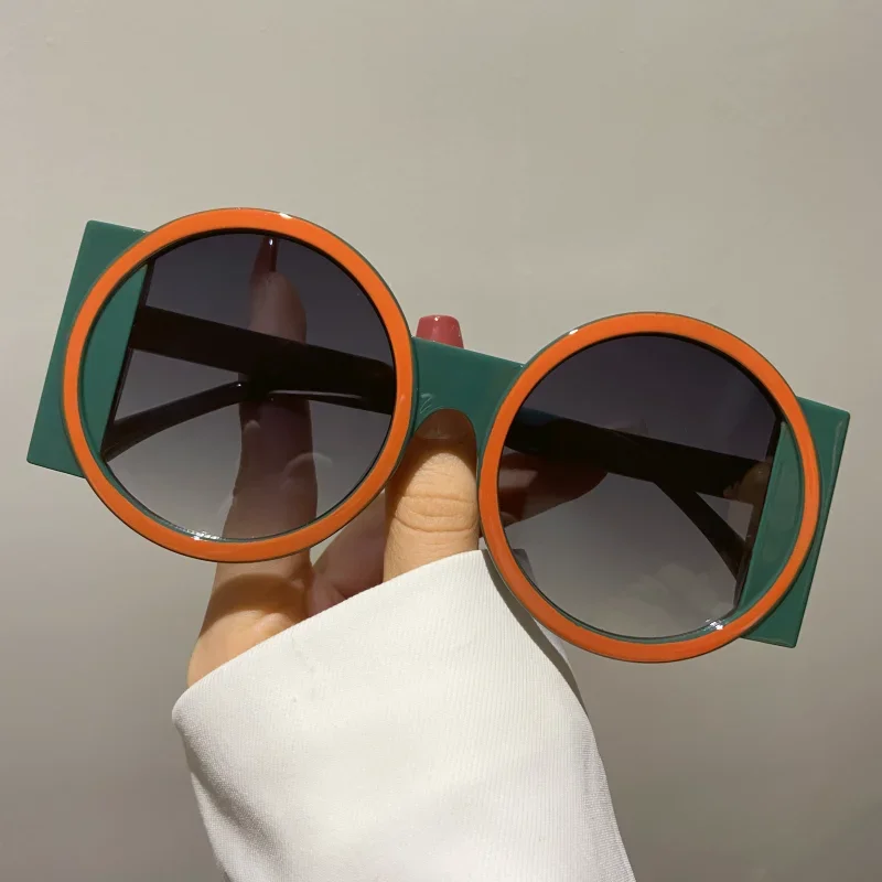 Round Sunglasses Fashion Beach - Street Fashion Photo recensie en prijs