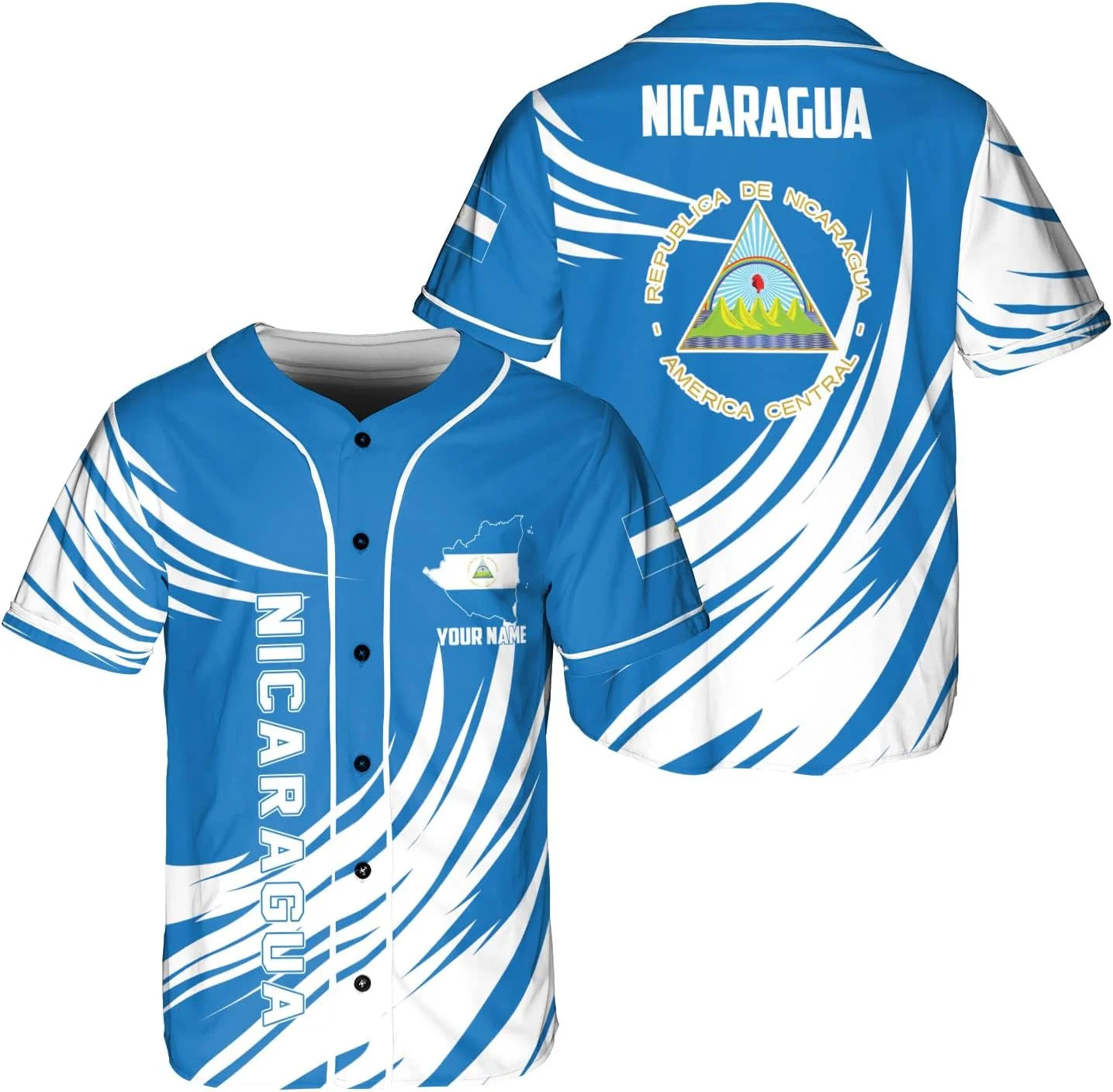 Personalized Name Nicaragua De - Street Fashion Jersey recensie en prijs