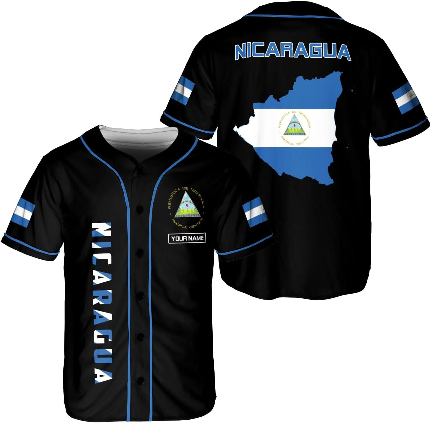 Personalized Name Nicaragua De - Street Fashion Jersey recensie en prijs