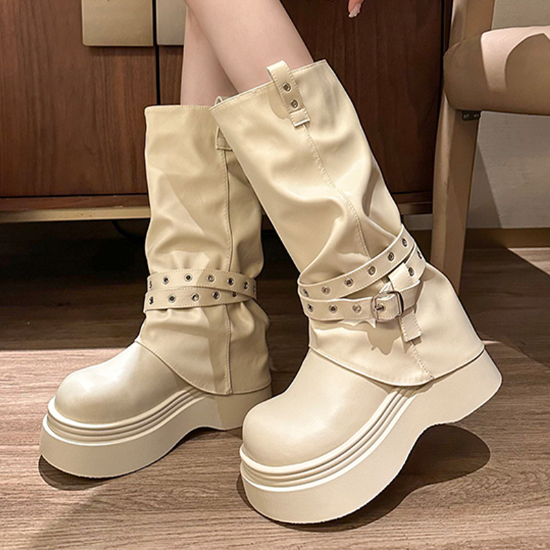 Platform Women's High Boots Hi - Street Fashion Luxury recensie en prijs