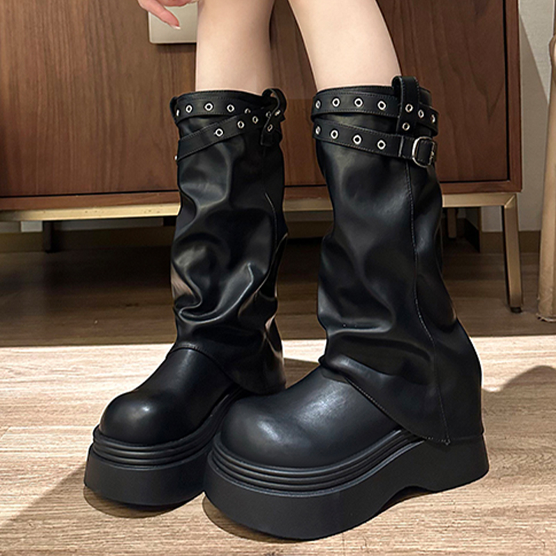 Platform Women's High Boots Hi - Street Fashion Luxury recensie en prijs