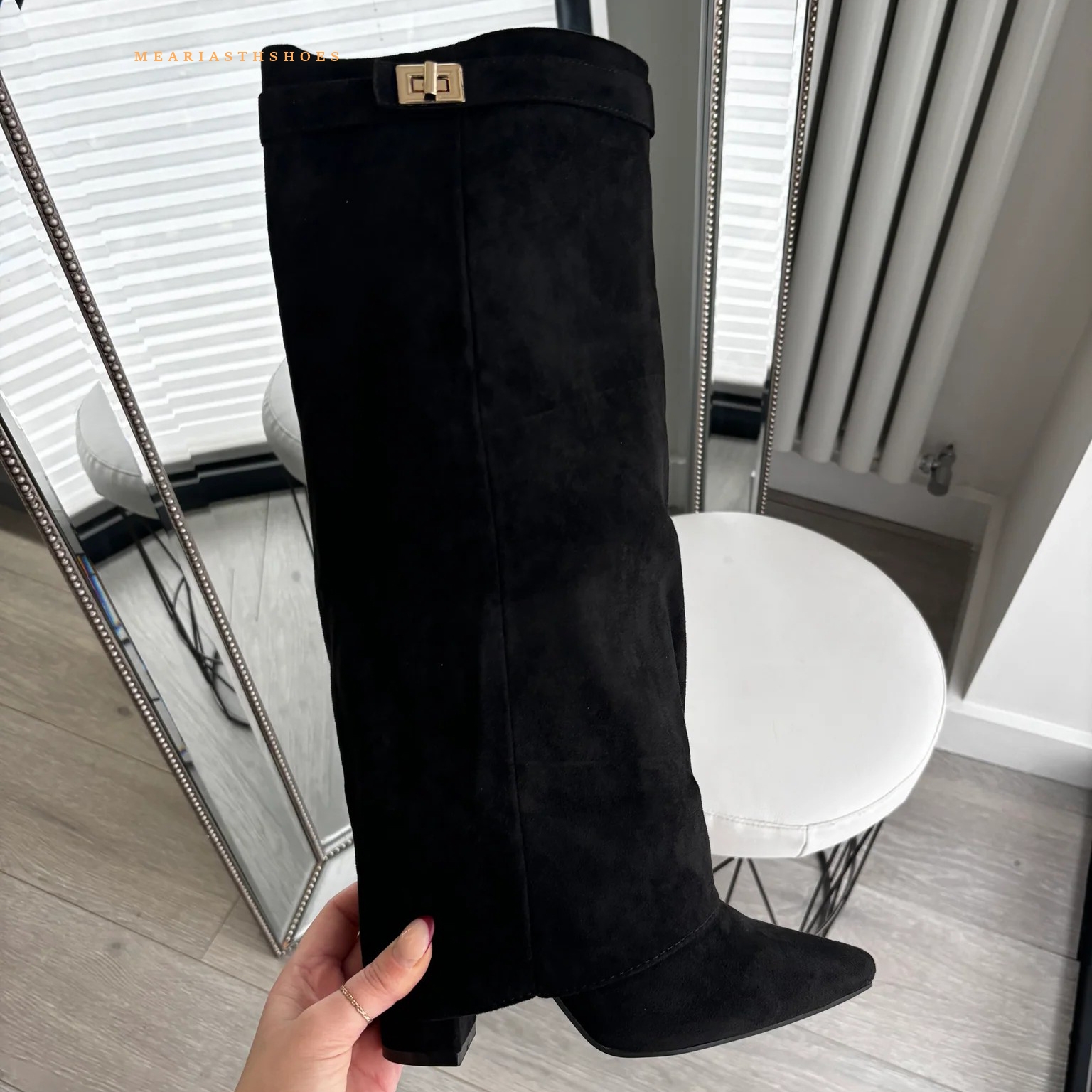 Women's Chunky Heel Knee High  - Street Fashion Winter recensie en prijs