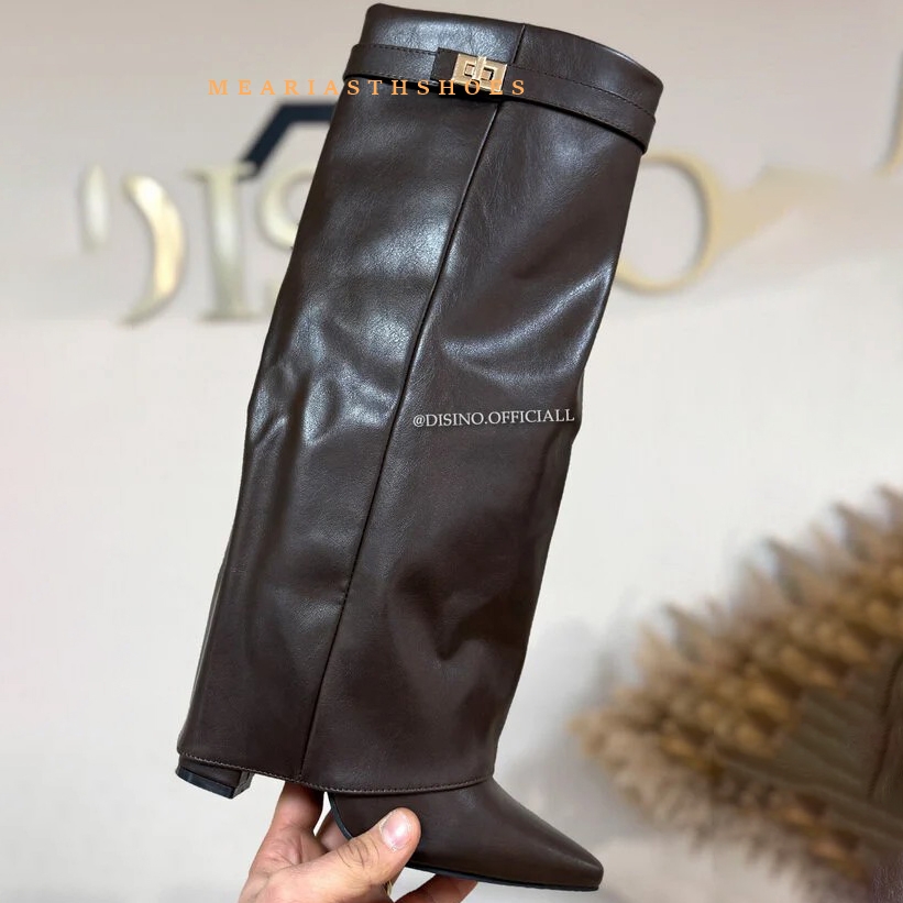 Women's Chunky Heel Knee High  - Street Fashion Winter recensie en prijs