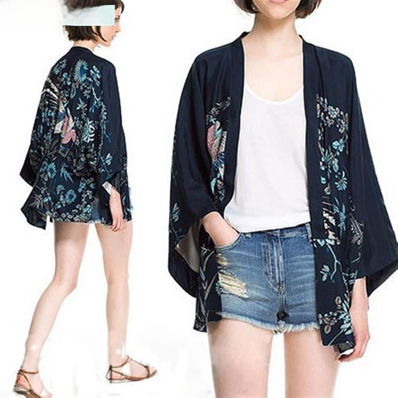Women's Silk Kimono Cardigan S - Street Fashion Kimono recensie en prijs
