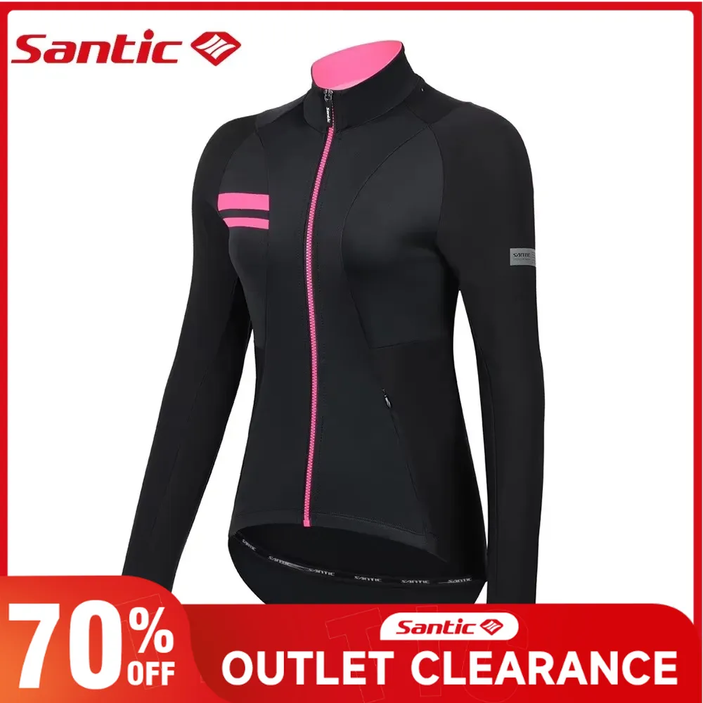 Santic Womens Fleece Bike Coat - Windbreak Shell Jacket recensie en prijs