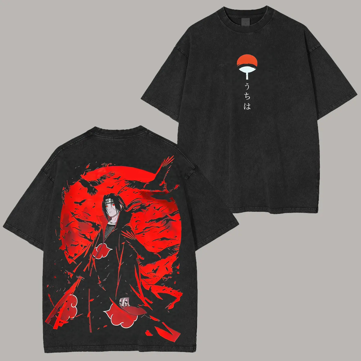 Naruto Itachi Uchiha Red Moon  - Street Fashion In Japan recensie en prijs