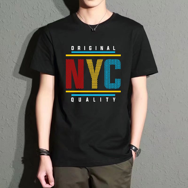 Men's Black Round-Neck Short-S - Street Fashion Nyc recensie en prijs