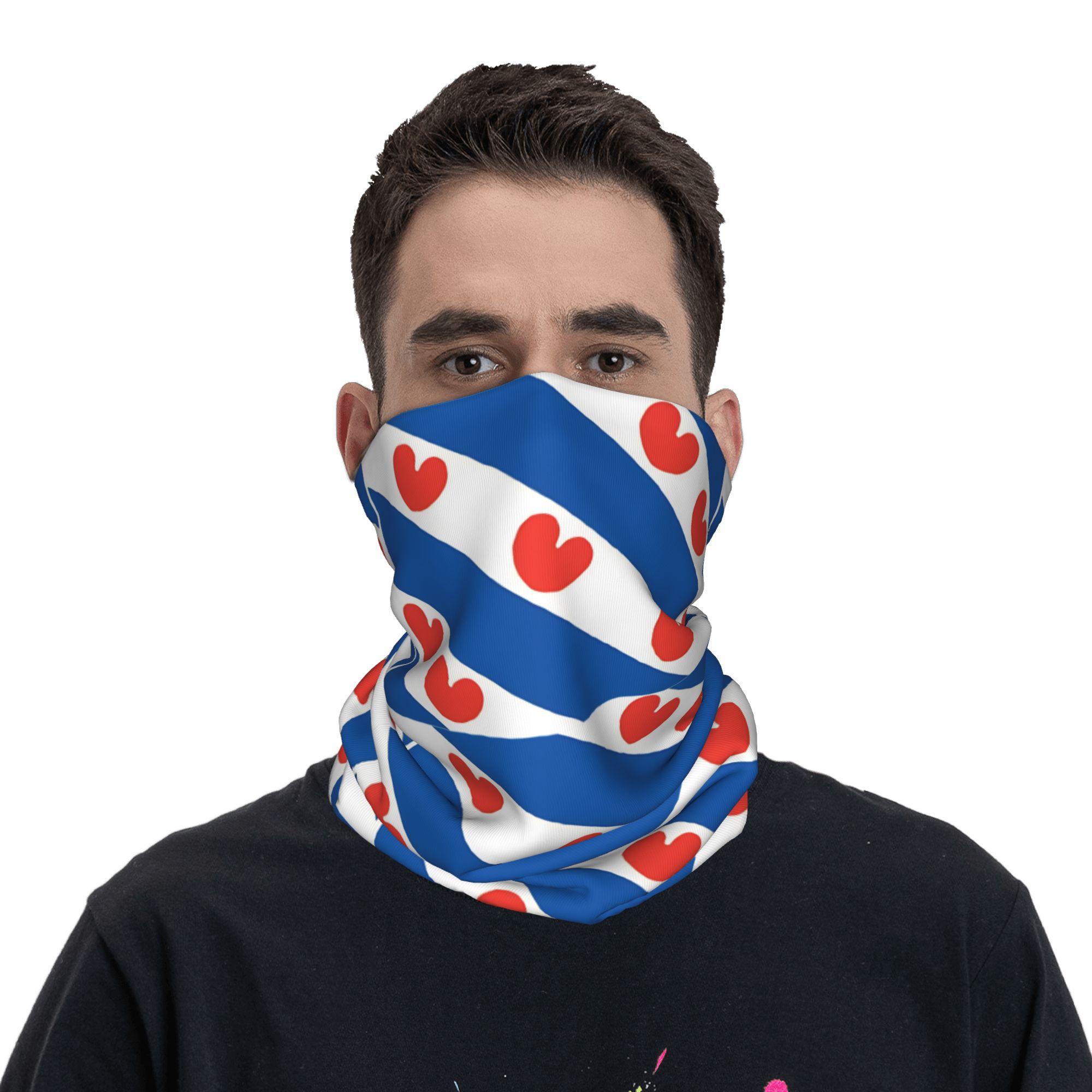Friesland Flag Bandana  Vintag - Balaclava Face Mask recensie en prijs