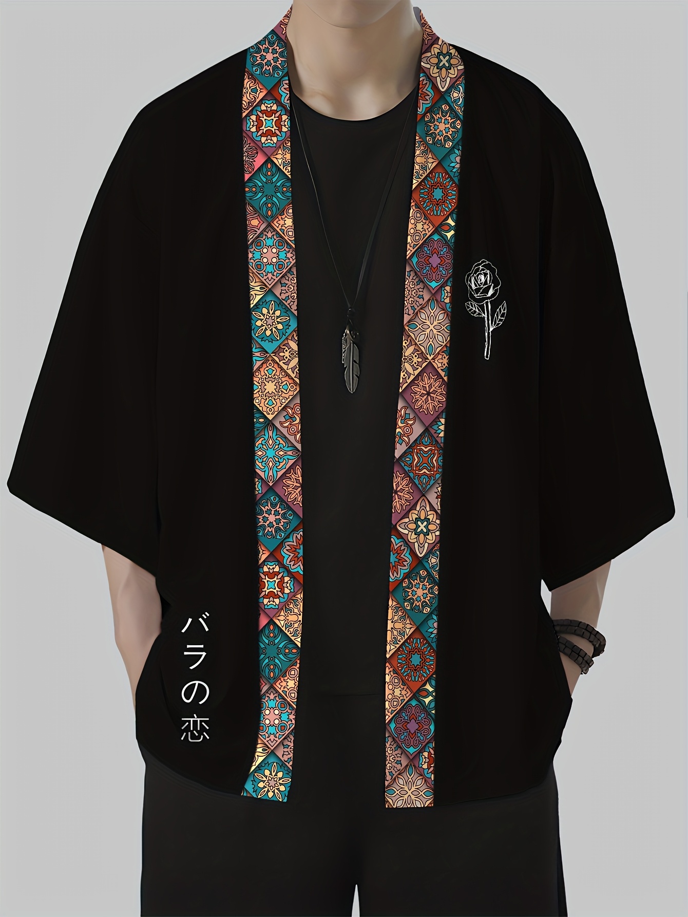 2026 Summer Men's Kimono 3D Pr - Street Fashion Kimono recensie en prijs