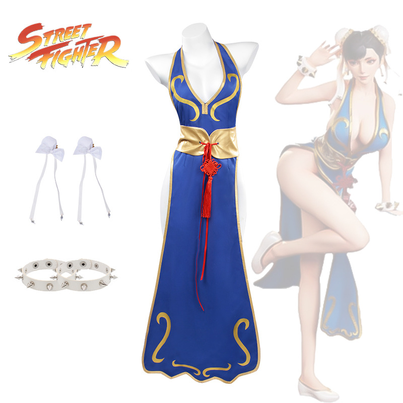 New Street Fighter Chunli cosp - Street Fashion Anime recensie en prijs