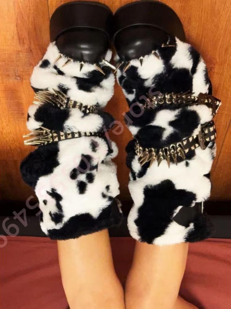 Winter Platform Cow Print Plus - Street Fashion Winter recensie en prijs