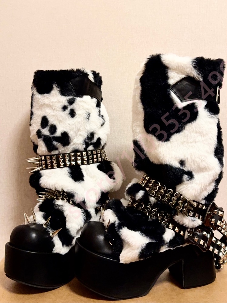 Winter Platform Cow Print Plus - Street Fashion Winter recensie en prijs