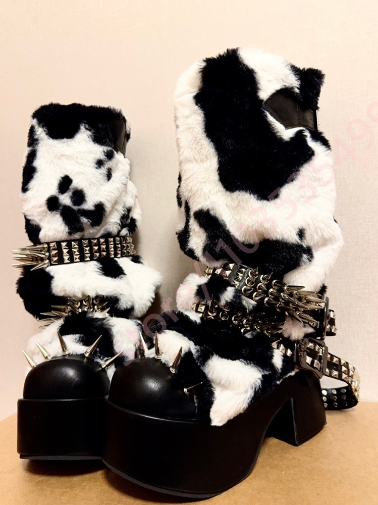 Winter Platform Cow Print Plus - Street Fashion Winter recensie en prijs