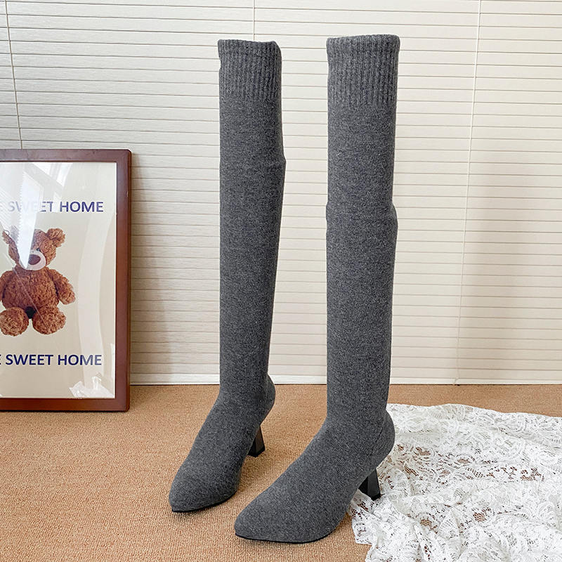 High Heels Women's Sock Boots  - Street Fashion Luxury recensie en prijs