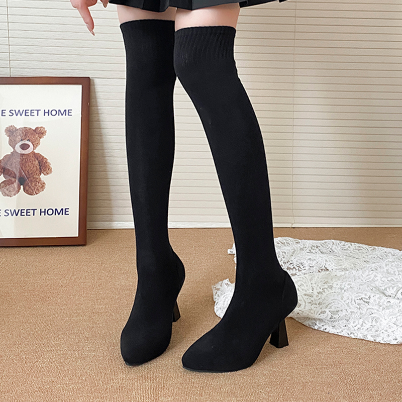 High Heels Women's Sock Boots  - Street Fashion Luxury recensie en prijs
