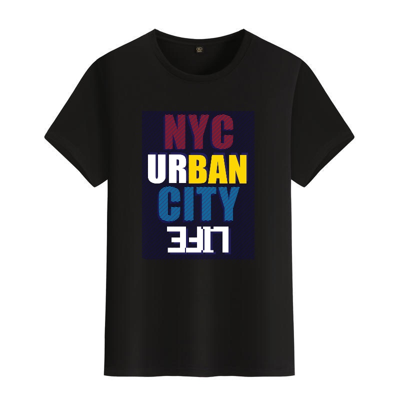 Men's Black Round-Neck Short-S - Street Fashion Nyc recensie en prijs