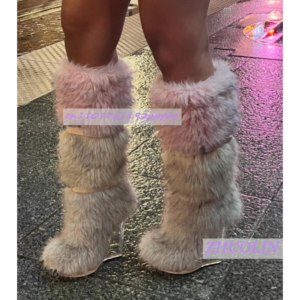 Winter Gradient Furry Transpar - Street Fashion Winter recensie en prijs