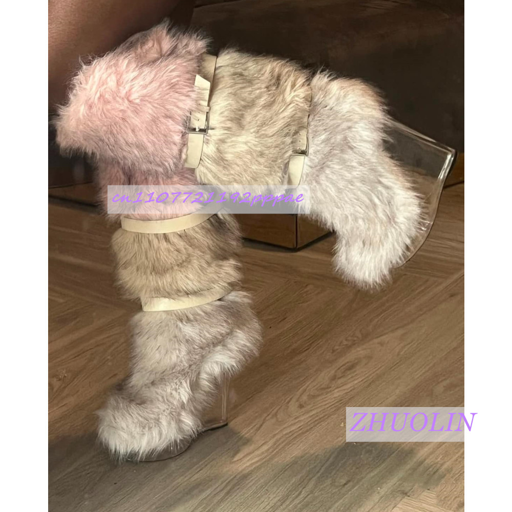 Winter Gradient Furry Transpar - Street Fashion Winter recensie en prijs