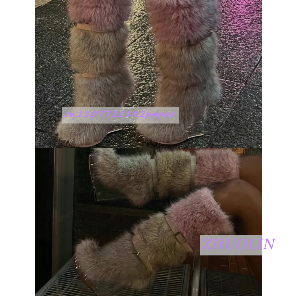Winter Gradient Furry Transpar - Street Fashion Winter recensie en prijs