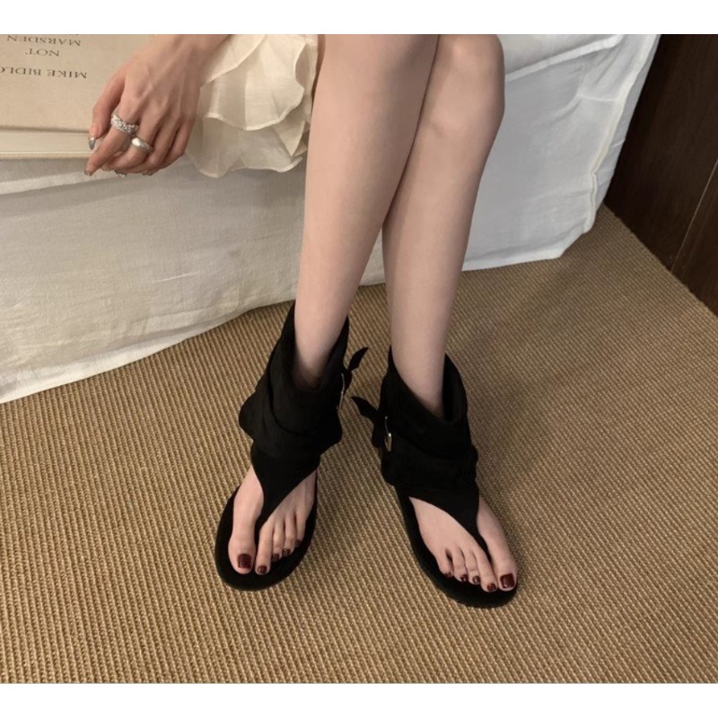 2025Spring Clip Toe Flats Sand - Street Fashion Dress recensie en prijs
