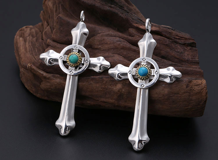 Sterling Silver Turquoise Cros - Street Fashion Photo recensie en prijs