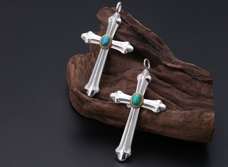 Sterling Silver Turquoise Cros - Street Fashion Photo recensie en prijs