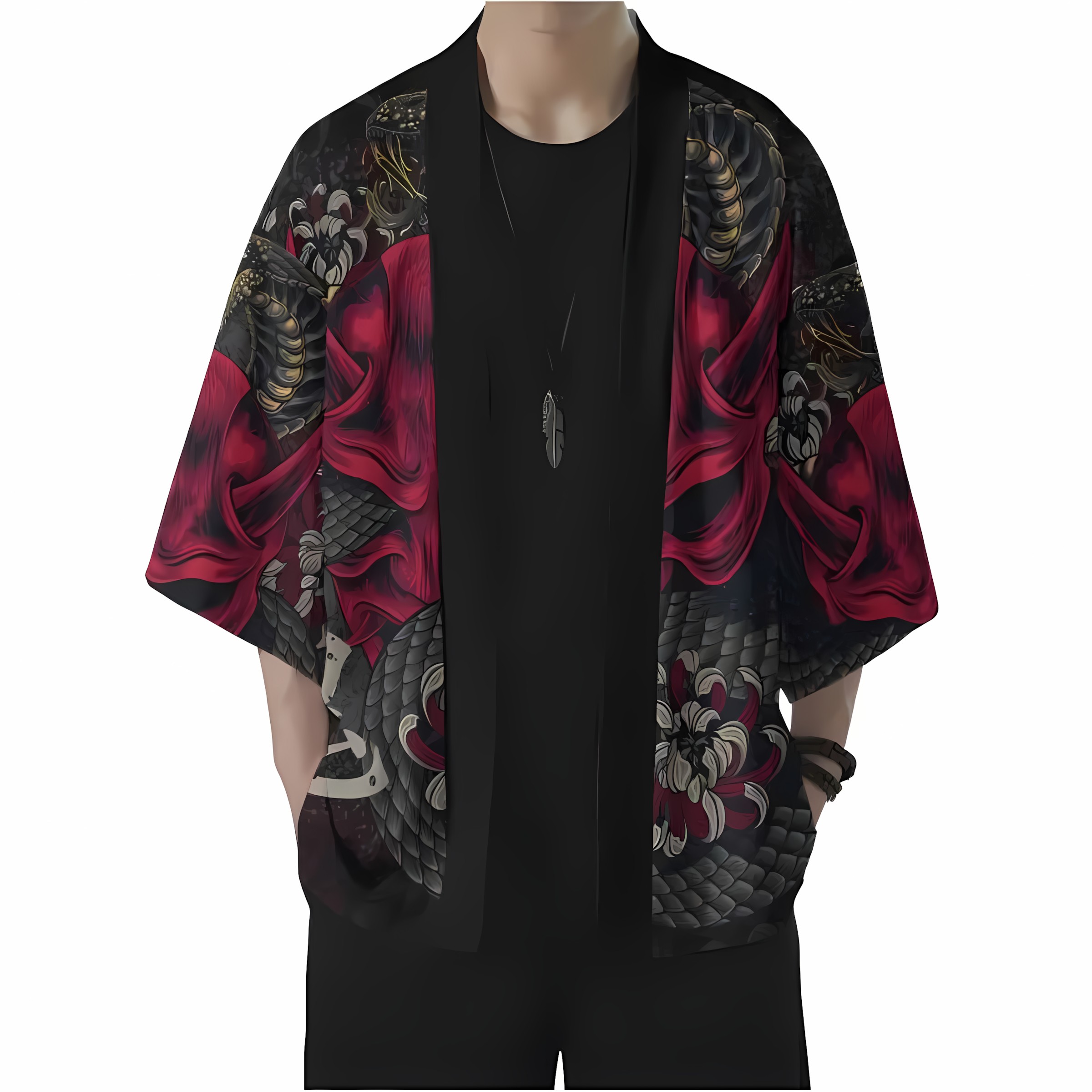 2026 Summer New Men's Kimono w - Street Fashion Kimono recensie en prijs
