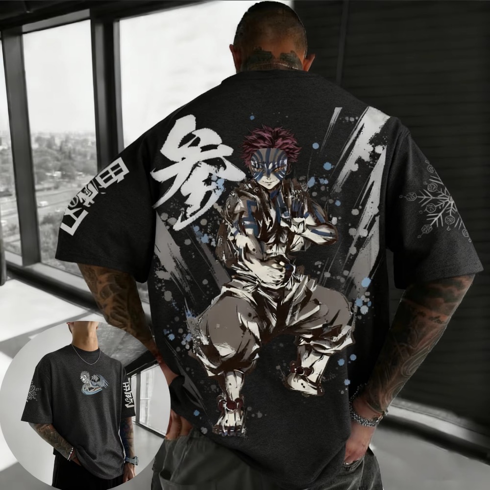 Summer Plus Size Demon Slayer  - Street Fashion Anime recensie en prijs