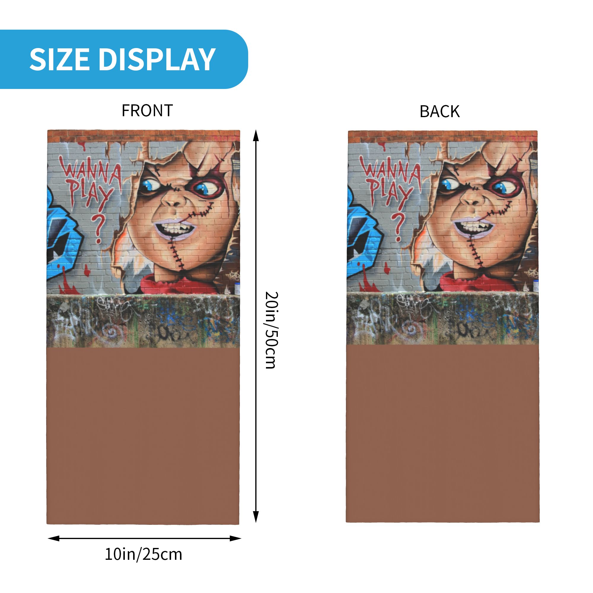 Custom Chucky Street Art Banda - Street Fashion Art recensie en prijs