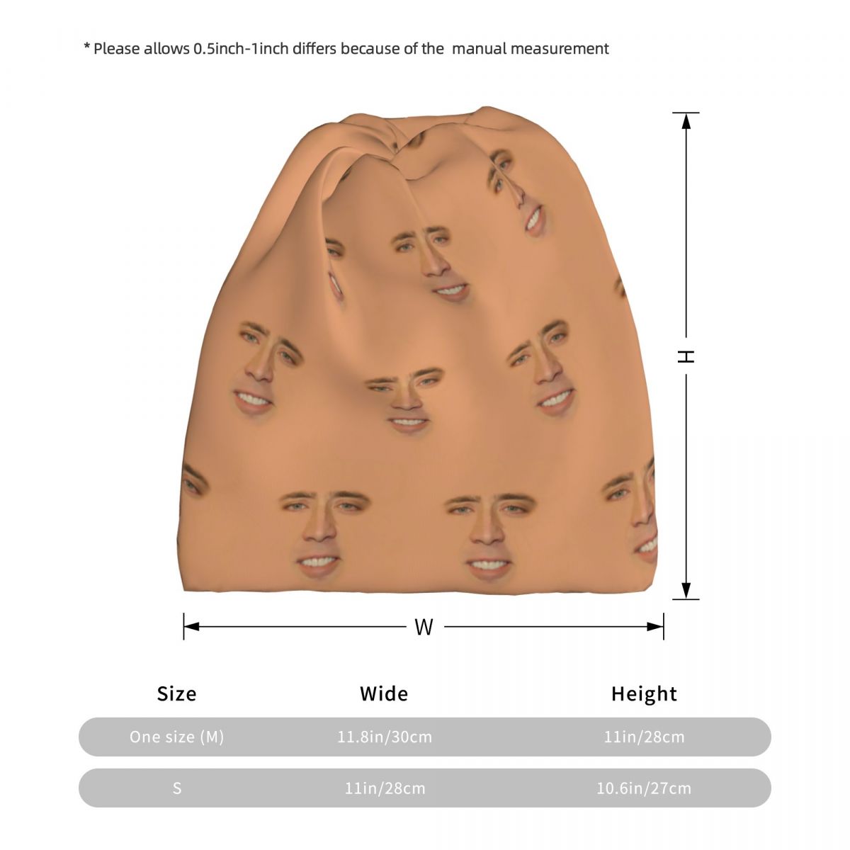 Nicolas Cage Full Face Bandana - Balaclava Face Mask recensie en prijs