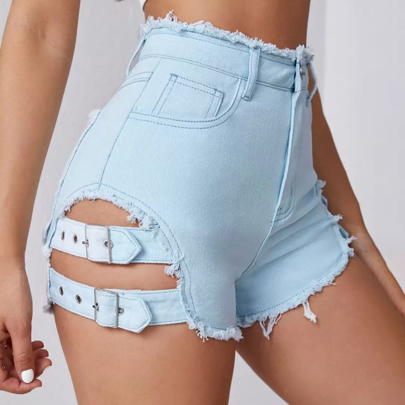 Women High Waist Denim Shorts  - Street Fashion Hot recensie en prijs