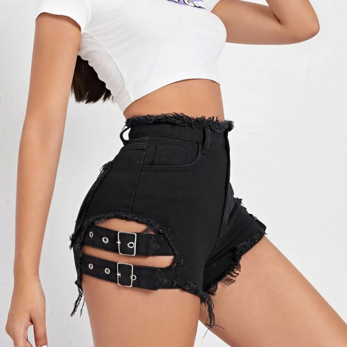 Women High Waist Denim Shorts  - Street Fashion Hot recensie en prijs