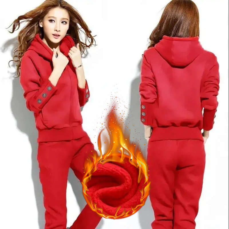 Winter 2 Pieces Sets Hooded Pl - Street Fashion Korean recensie en prijs