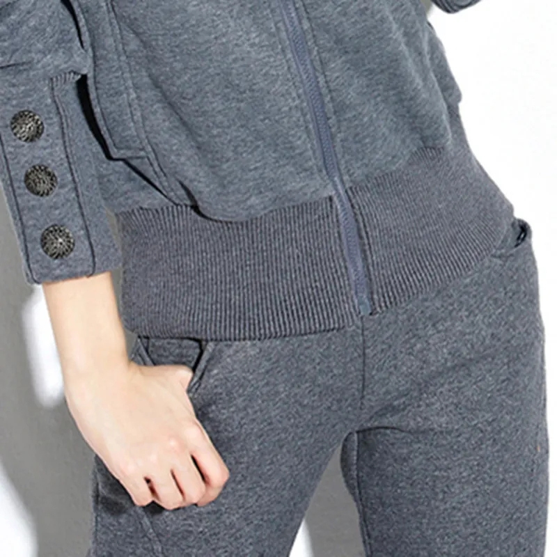 Winter 2 Pieces Sets Hooded Pl - Street Fashion Korean recensie en prijs