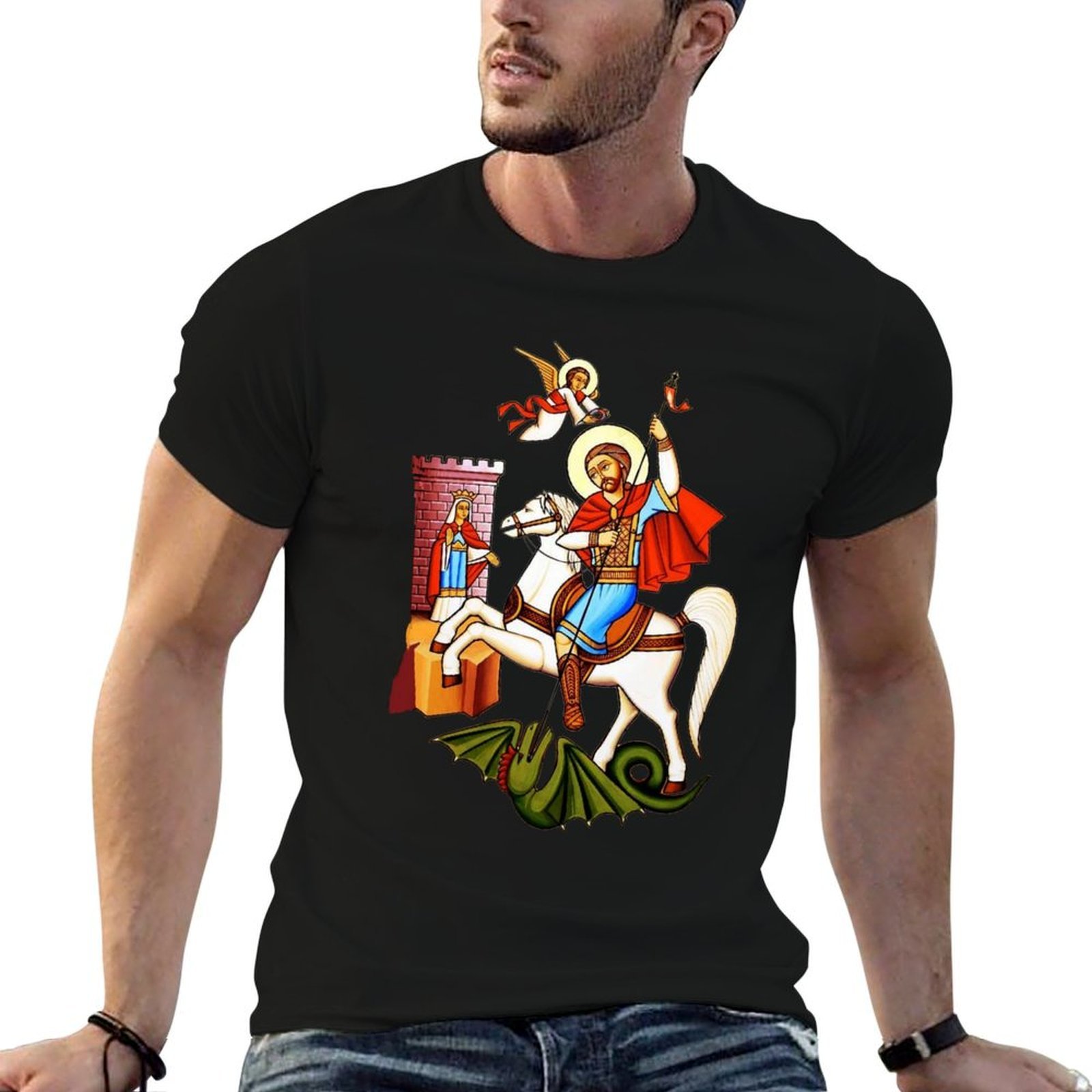 Coptic art, Saint George the m - Street Fashion Egypt recensie en prijs
