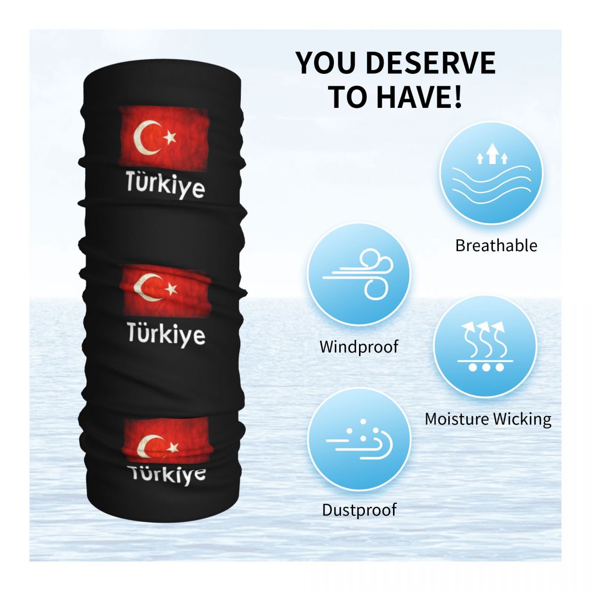 Turkiye Turkey Flag Gift Desig - Balaclava Face Mask recensie en prijs