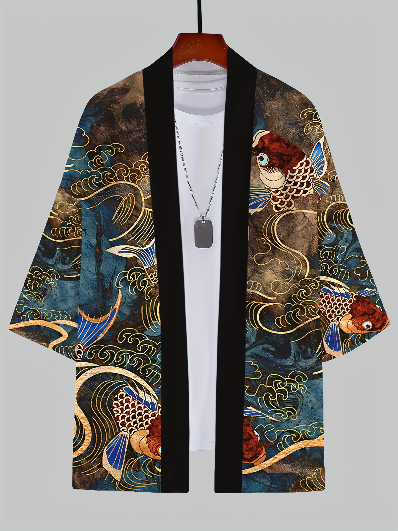2026 Summer Men's Kimono 3D Pr - Street Fashion Kimono recensie en prijs