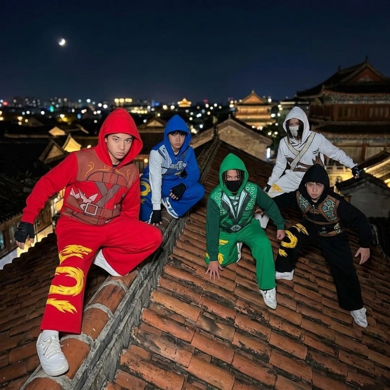 Ninja Warrior Armor Hoodie Set - Street Fashion Art recensie en prijs